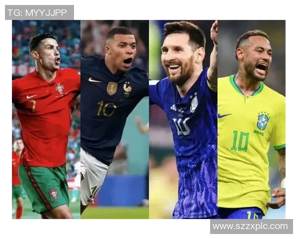 四大足球巨星高清图片集：梅西、C罗、内马尔与姆巴佩的精彩瞬间